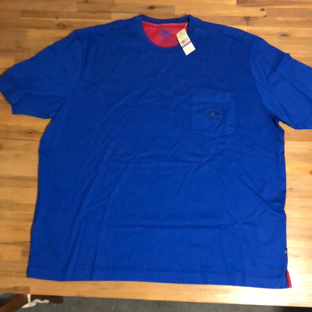 Tommy Bahama XXL pocket tee blue